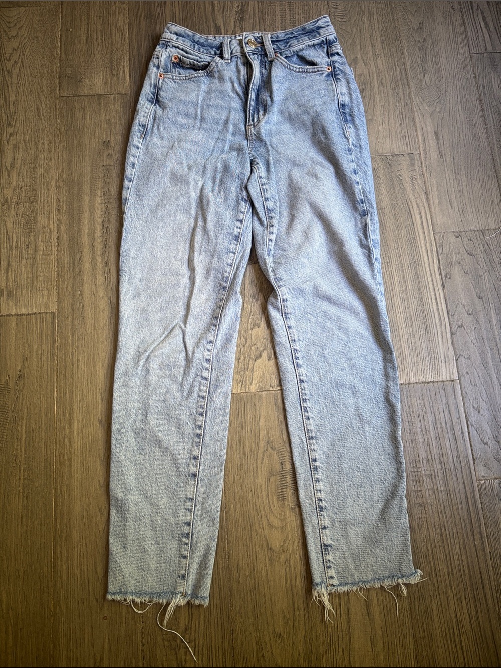 Garage | Light Wash Slim Straight Mom Jeans Size 0